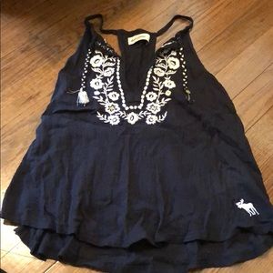 A&F Kids boho racerback tank
